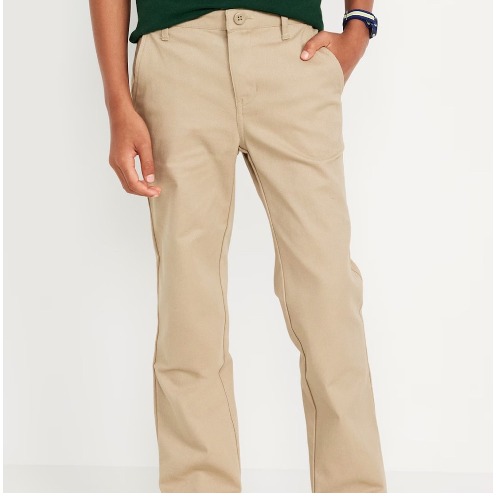 Back To School Boys Khaki Uniform Pants